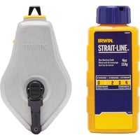1932880 Irwin STRAIT-LINE Classic Chalk Line Reel and Chalk