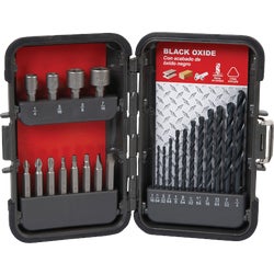 Item 310826, Set includes: Black Oxide High Speed Drill Bits - 1/16, 5/64, 3/32, 7/64, 1