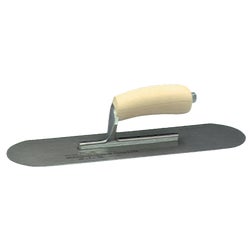 Item 314471, Pool trowel featuring a California pattern handle with short aluminum 