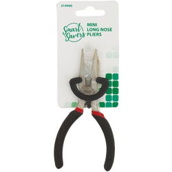 Item 314900, Smart Savers mini long nose pliers. Features a wire cutter.