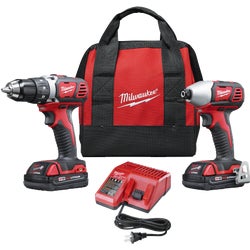 Item 315303, The M18 Cordless Lithium-Ion 2-Tool Combo Kit includes the M18 Compact 