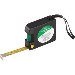 Item 317419, Smart Savers 10-foot tape measure. Features a convenient level.