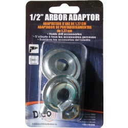 Item 317482, 1/2" arbor with 1/4" shaft and 2 flanges.