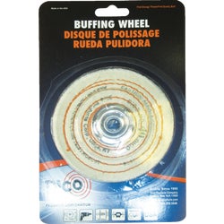 Item 317632, Production type wheel for prolonged service; coarse buffing or flexible 