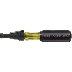Item 317896, The Klein Tools Conduit-Fitting and Reaming Screwdriver can ream and smooth