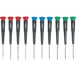 Item 320463, Miniature-sized slotted, Phillips, and Torx screwdrivers.