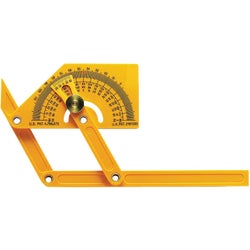 Item 320536, Protractor/angle finder to measure and mark the degrees of an angle on 