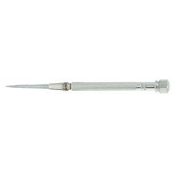 Item 321459, 2-5/8" removable blade. Can be reversed for safety when not in use.