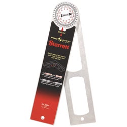 Item 322145, 5-in-1 combination protractor performs miter cuts, single cuts, compound 