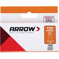 Item 322962, Round head staples for use with Arrow staple gun model No.