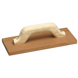 Item 323983, Wood hand float made from clear 3/4-inch thick seasoned redwood.