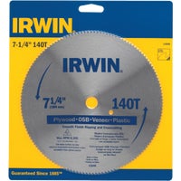 11840 Irwin Steel Circular Saw Blade