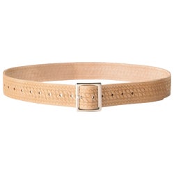 Item 331171, 1-3/4". Top grain leather. Single-tongue plated buckle.