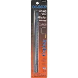 Item 332364, 4-pack assortment pack coping saw blades. 6-1/2 In.