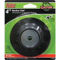 Item 334898, Steel reinforced rubber pad with locking nut.