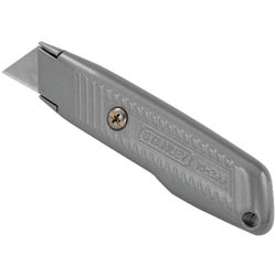 Item 336149, 2-piece die-cast aluminum handle provides blade storage.