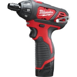 Item 336363, The M12 1/4" Hex Screwdriver Kit is optimized for professionals who 