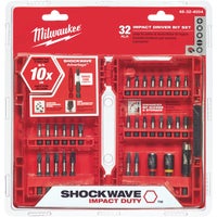 48-32-4004 Milwaukee Shockwave 32-Piece Impact Screwdriver Bit Set