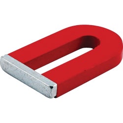 Item 345790, Red horseshoe magnets with keeper to retain magnetic power.
