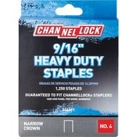 346691 Channellock No. 4 Heavy-Duty Narrow Crown Staple