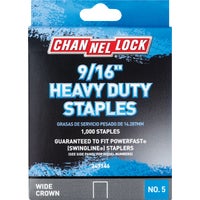 347146 Channellock No. 5 Heavy-Duty Wide Crown Staple