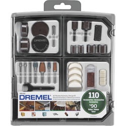 Item 347426, Accessory kit for organized storage of the popular Dremel accessories.