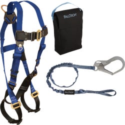Item 347582, Vest-style harness with integral shock-absorbing lanyard.