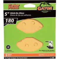 3702 Gator 5 In. Stick-On Vented Sanding Disc