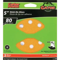 3704 Gator 5 In. Stick-On Vented Sanding Disc