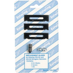 Item 354351, Replacement blade and gauge for Estwing shingling hatchet.