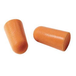 Item 356662, Ear plugs made of soft foam that expands to fit virtually any size ear 