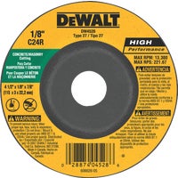 DW4528 DeWalt HP Type 27 Cut-Off Wheel