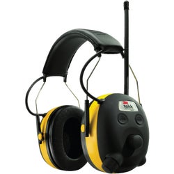 Item 360058, Tekk Worktunes hearing protector earmuffs featuring an AM/FM radio and 