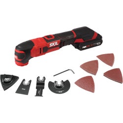 Item 360201, This oscillating tool is ideal for cutting, sanding, and scraping across a 