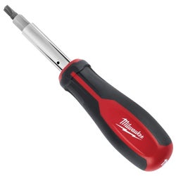 Item 360790, The 11 in 1 screwdriver with EXC includes the 8 bits and 3 nut drivers most