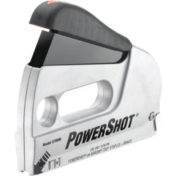 Item 362131, PowerShot Heavy-Duty Forward Action Stapler eliminates stapler kickback and