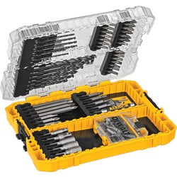 Item 362832, Set contains all common screwdriver bit sizes, most common drill bit 