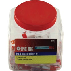 Item 364304, The Great Neck Eyeglass Repair Kit is ideal for quick repair jobs on 
