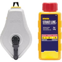 1932881 Irwin STRAIT-LINE Classic Chalk Line Reel and Chalk