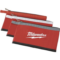 Item 378163, Milwaukee Zipper Pouches feature a breathable and durable heavy-duty No.
