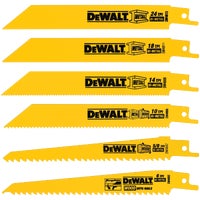 DW4856 DeWalt 6-Piece Reciprocating Saw Blade Set