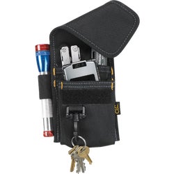 Item 394408, Versatile 3-way attachment hangs, straps, or clips on work belts, web 