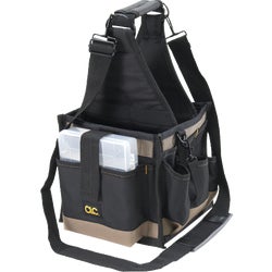 Item 394475, Electrical and maintenance tool carrier has a box-shaped design that 
