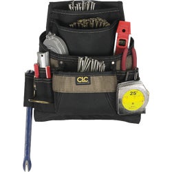 Item 394491, Superior quality, heavy-duty nail and tool bag with two main pockets for 