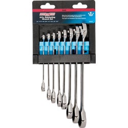 Item 397547, This 8-piece combination wrench set combines the features of a combination 