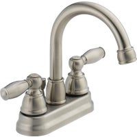P299685LF-BN Peerless Claymore 2-Handle 4 In. Centerset Bathroom Faucet w/Pop-Up bathroom faucet