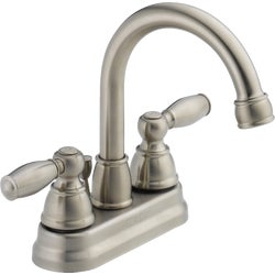 Item 400031, Two lever handles, 3-hole 4" centerset installation with pop-up.