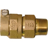 74753-22 A A Y McDonald Brass MIPT Polyethylene Pipe Connector