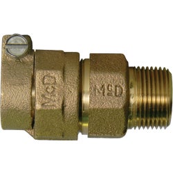 Item 400073, CTS X MIPT (male iron pipe thread) compression connector for SDR-9 CTS 