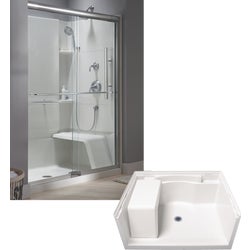Item 400096, Blending traditional and modern design, the Accord shower base is designed 